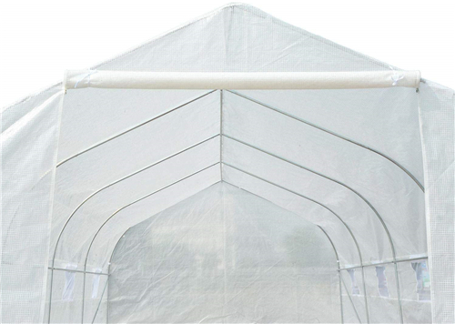 GOTHIC TUNNEL GREENHOUSE CLEAR - WALK IN NURSERY HOTHOUSE 