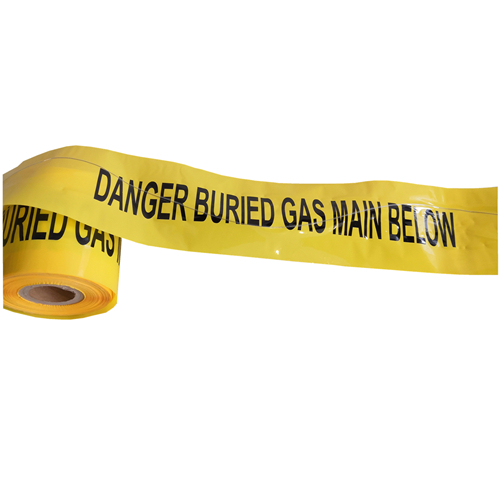 Tracer wire detectable underground warning tape