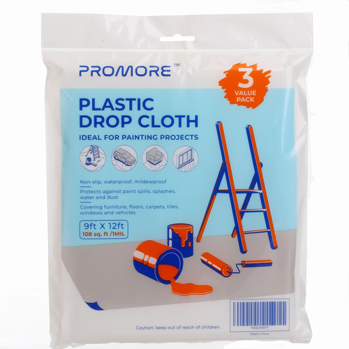 Painters Plastic Drop Cloth